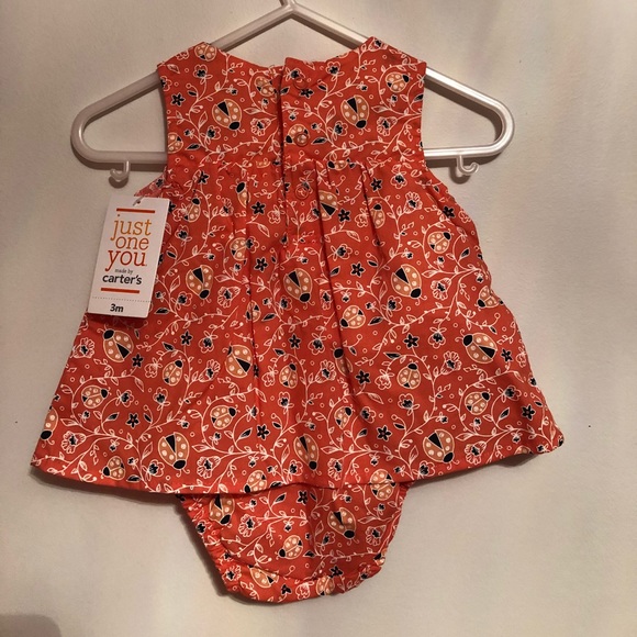 Pink ladybug dress - Picture 3 of 4